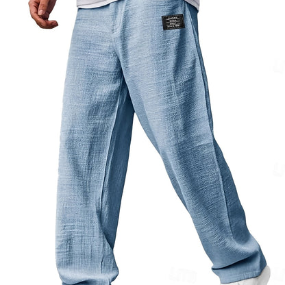 Montarello Wide-Leg Men's Casual Trousers