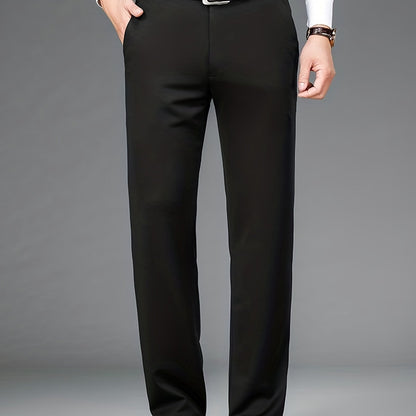 Montarello Men's Formal Trousers Straight Leg