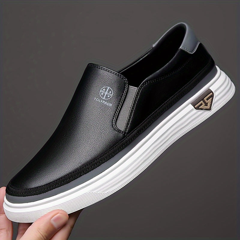 Montarello Leather-Look Men's Slip-On Loafers