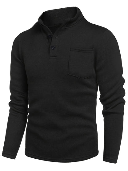Montarello Modern Stand-Collar Polo