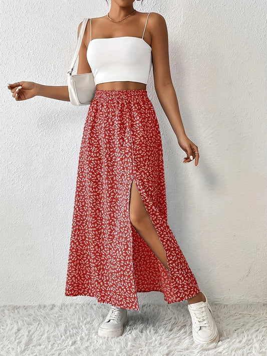 Montarello Ditsy Floral Maxi Skirt Women's
