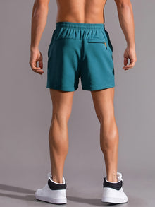 Montarello Men's Gym Shorts with Zip Pockets