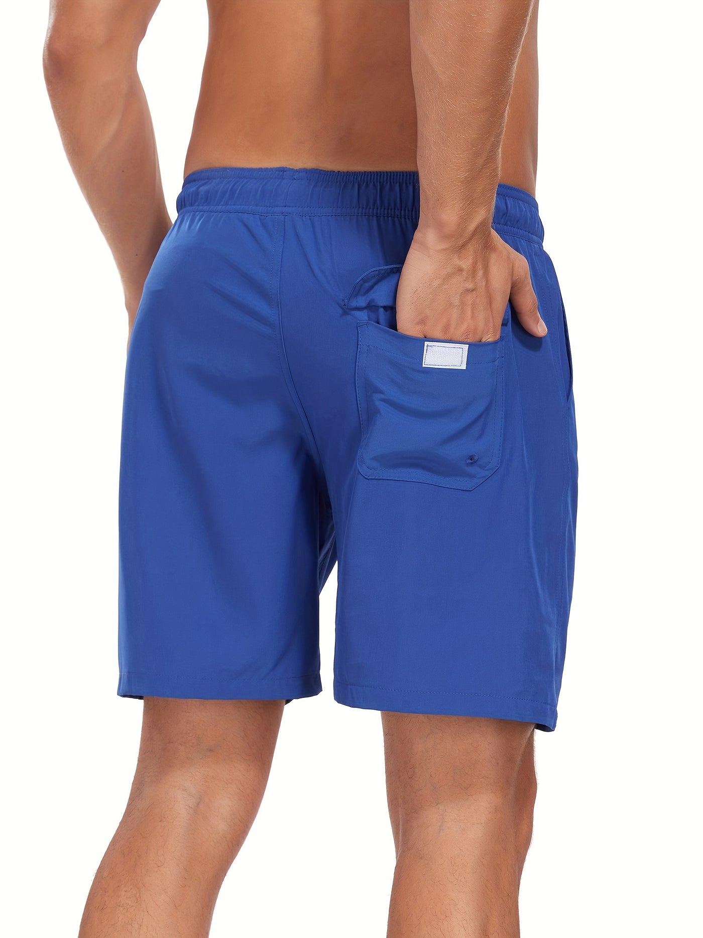 Montarello Men's Swim Shorts with Compression Liner and Pocket