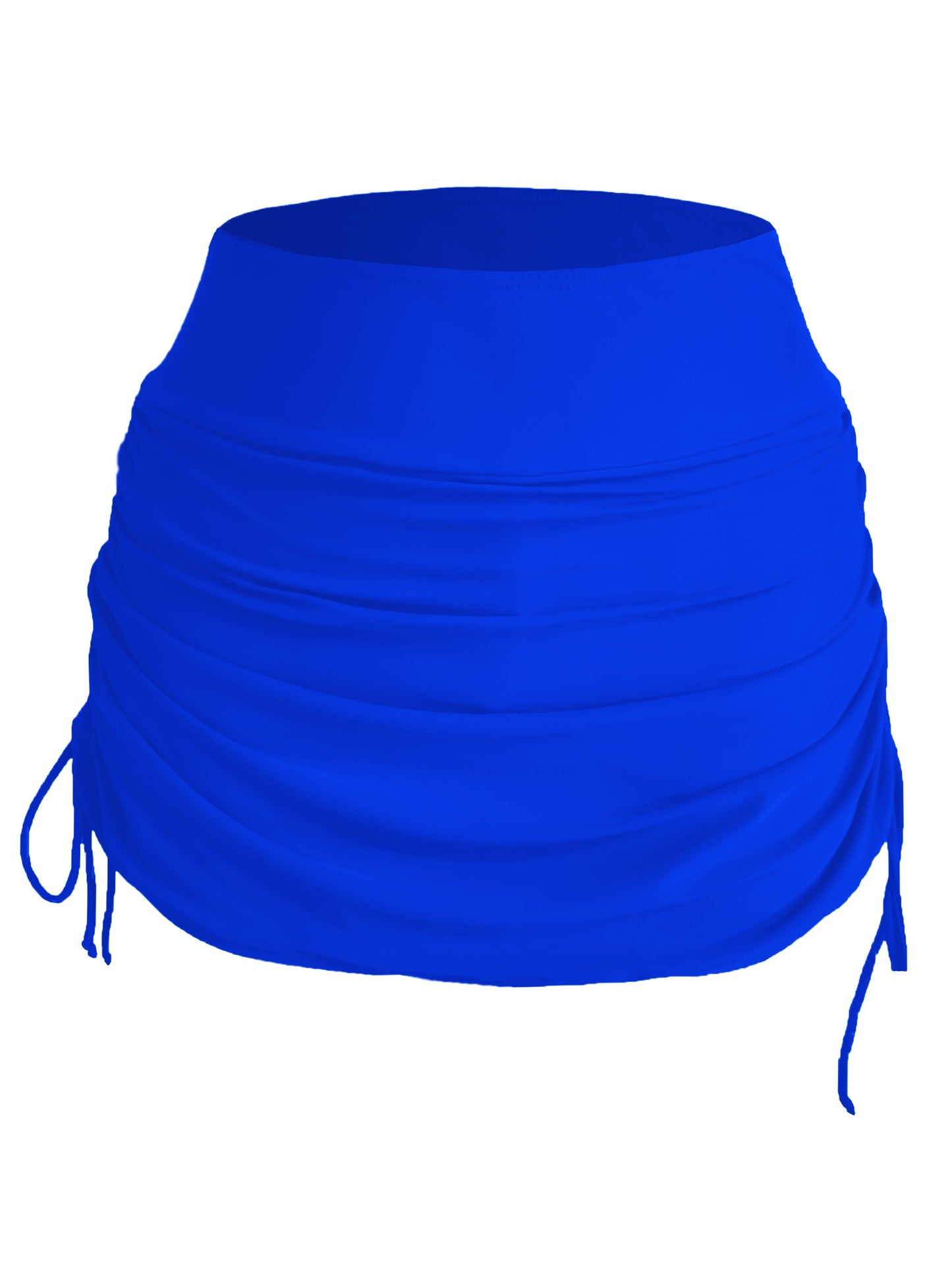 Montarello Women's High-Waisted Ruched Drawstring Swim Skirt