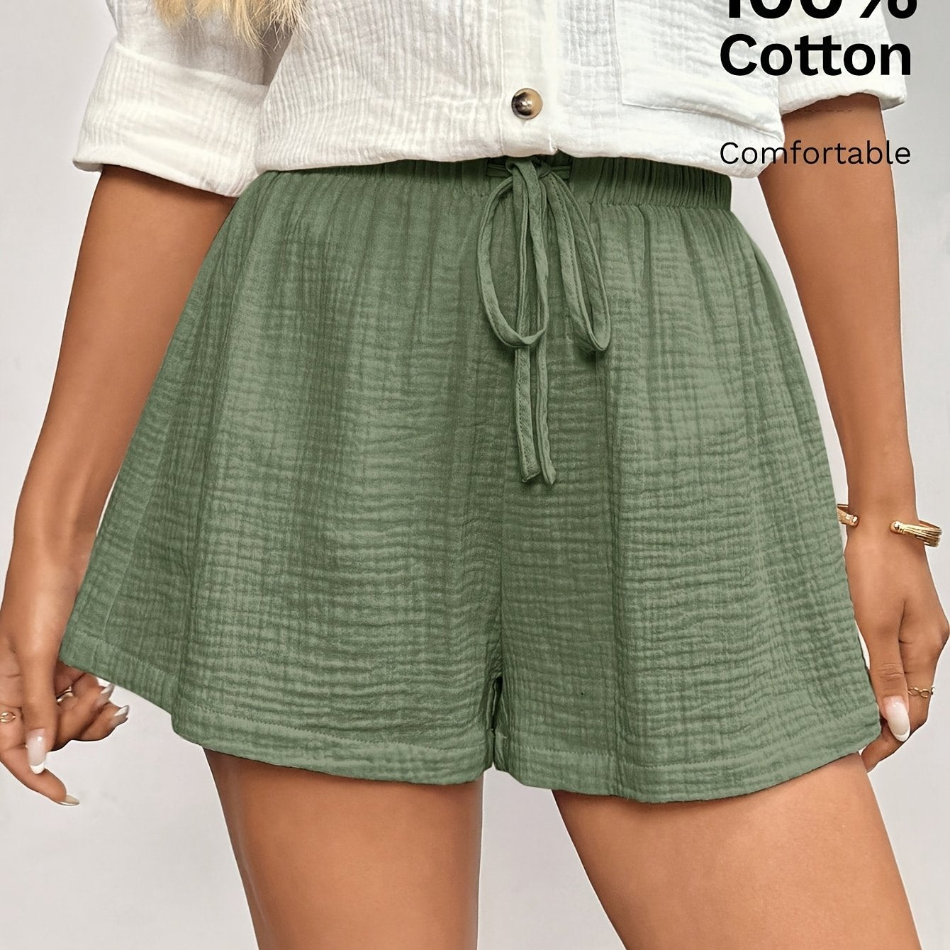 Montarello Drawstring Women's Casual Shorts