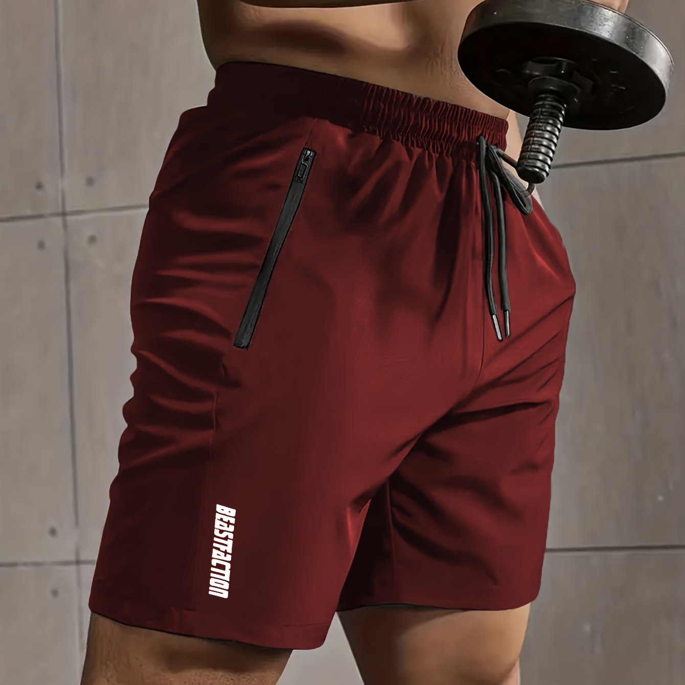Montarello Zip Pocket Men's Gym Shorts