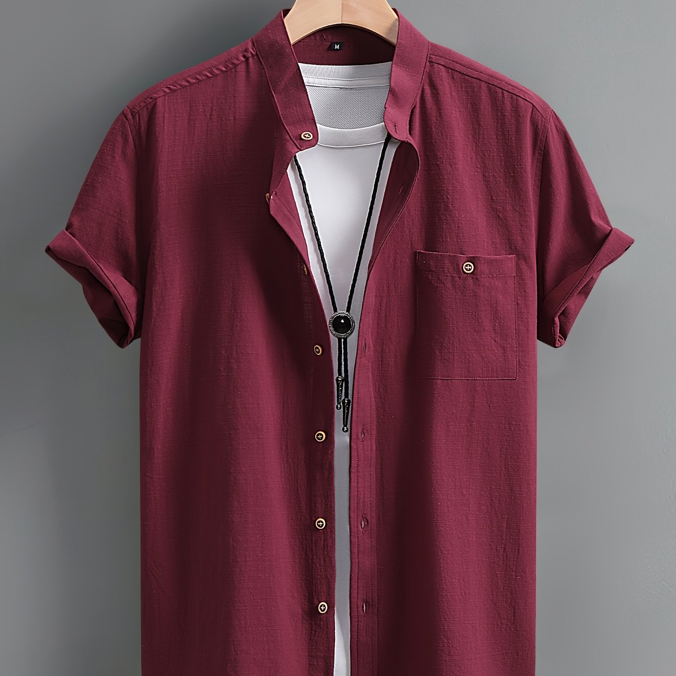 Montarello Button-Up Men's Short Sleeve Shirt