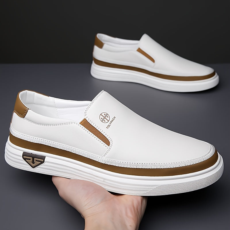 Montarello Leather-Look Men's Slip-On Loafers