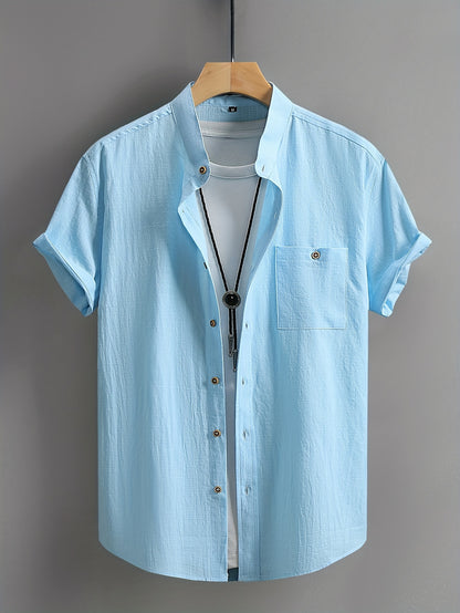 Montarello Button-Up Men's Short Sleeve Shirt