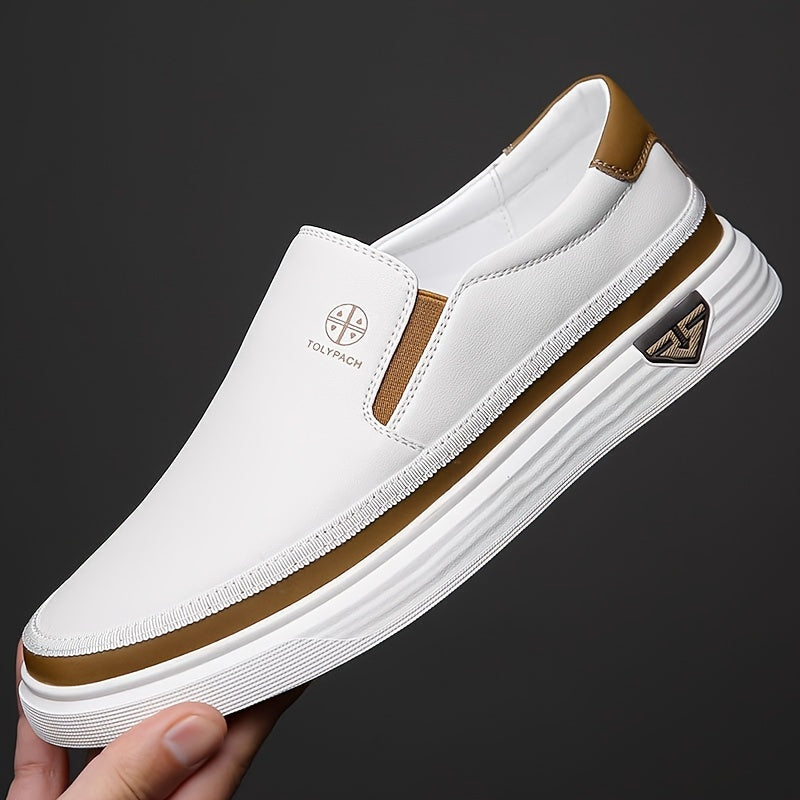 Montarello Leather-Look Men's Slip-On Loafers