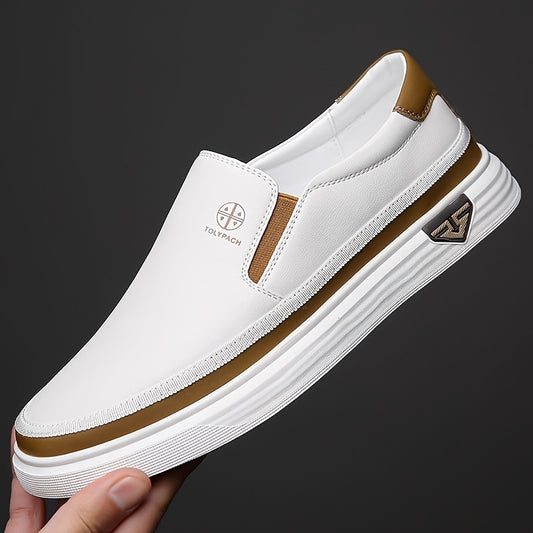 Montarello Leather-Look Men's Slip-On Loafers