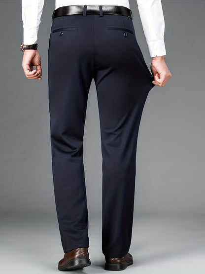 Montarello Men's Formal Trousers Straight Leg