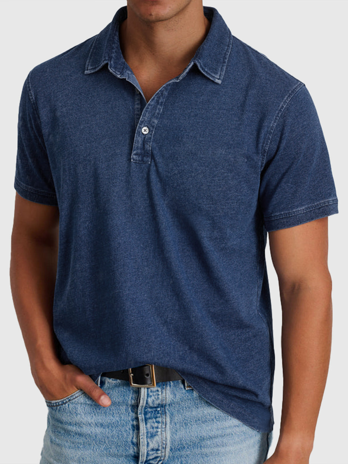 Montarello Men's Cotton Polo Shirt Short Sleeve Regular Fit