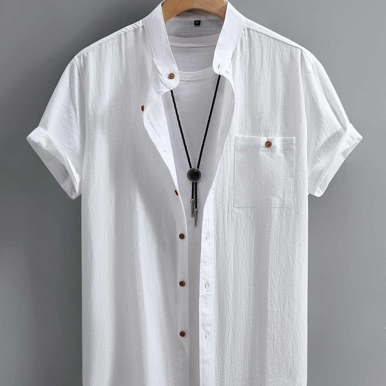 Montarello Button-Up Men's Short Sleeve Shirt