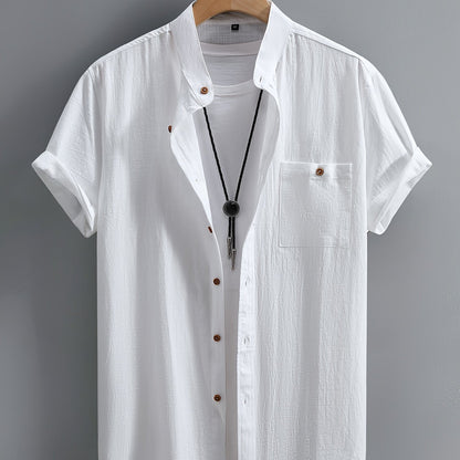 Montarello Button-Up Men's Short Sleeve Shirt