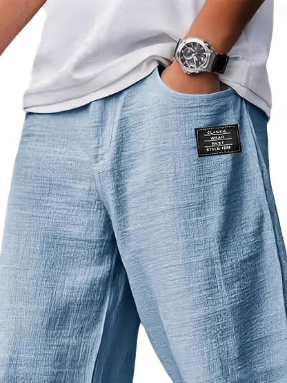 Montarello Wide-Leg Men's Casual Trousers