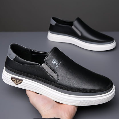 Montarello Leather-Look Men's Slip-On Loafers