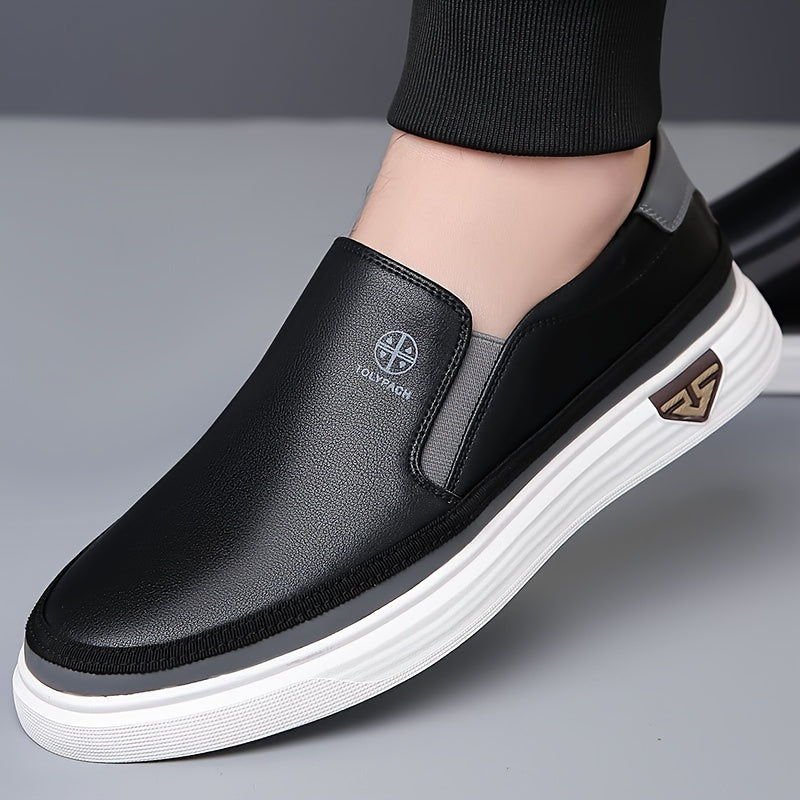 Montarello Leather-Look Men's Slip-On Loafers