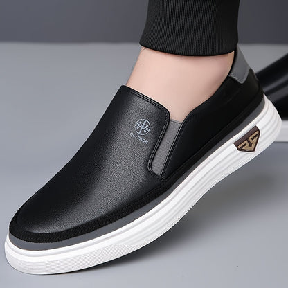 Montarello Leather-Look Men's Slip-On Loafers