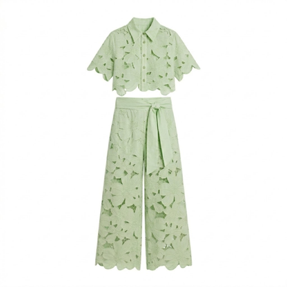Montarello Women’s Embroidered Co-Ord Set
