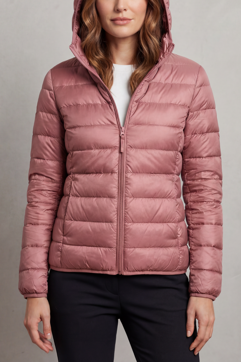 Montarello Women's Hooded Puffer Jacket – Lightweight & Packable