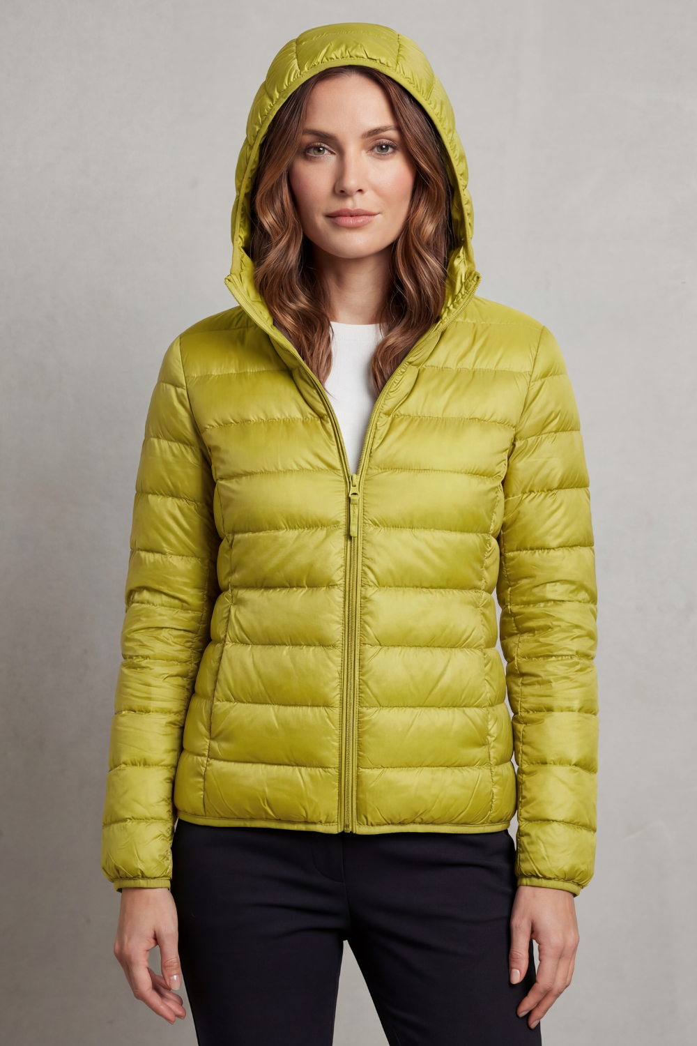 Montarello Women's Hooded Puffer Jacket – Lightweight & Packable