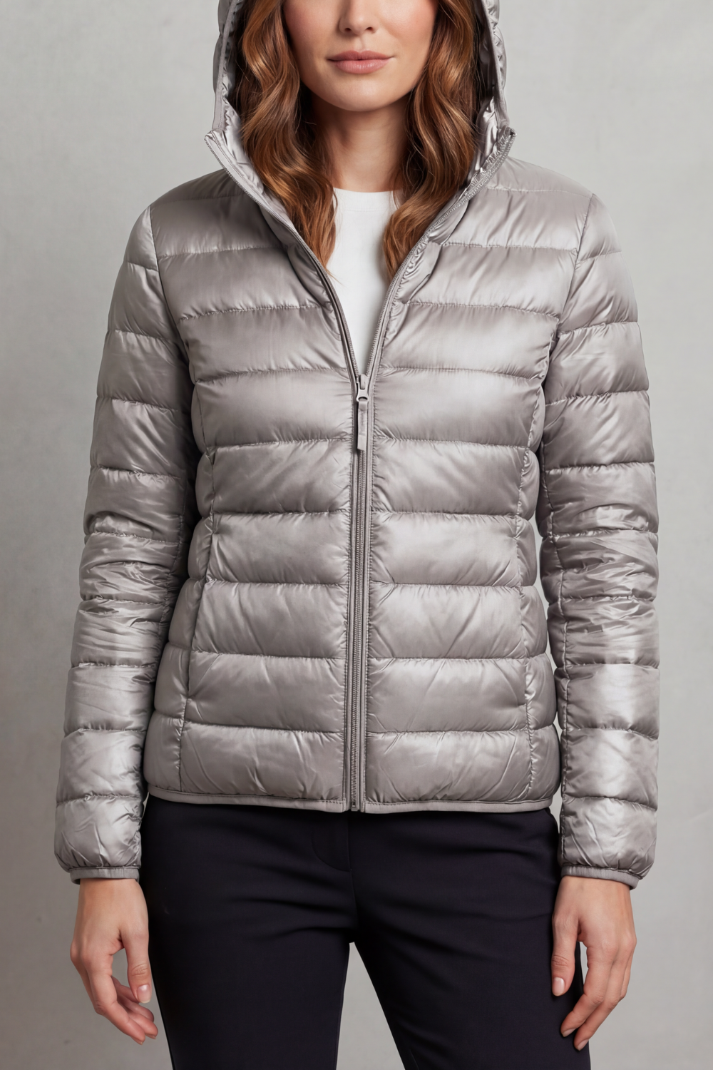 Montarello Women's Hooded Puffer Jacket – Lightweight & Packable