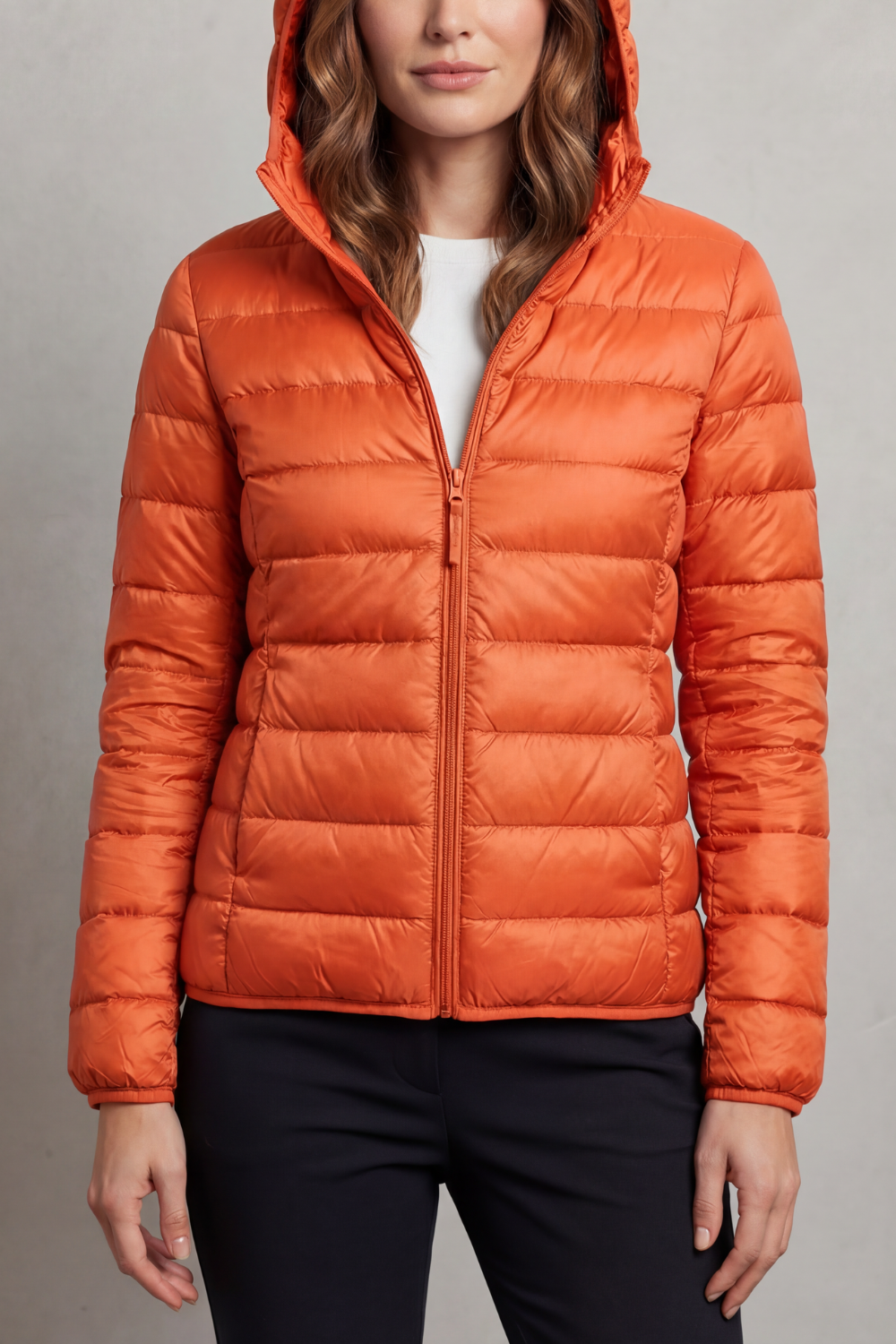 Montarello Women's Hooded Puffer Jacket – Lightweight & Packable