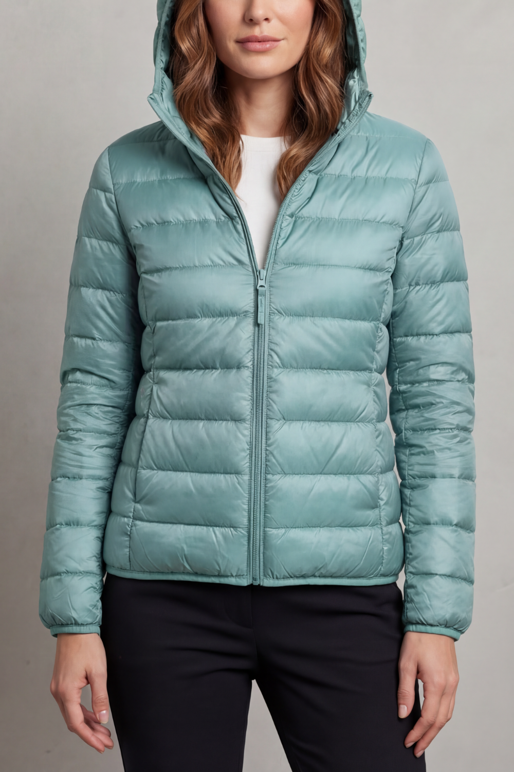 Montarello Women's Hooded Puffer Jacket – Lightweight & Packable