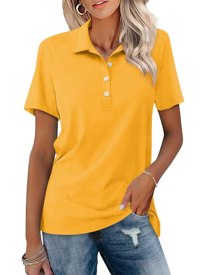 Montarello Women's Classic Polo Shirt Short Sleeve