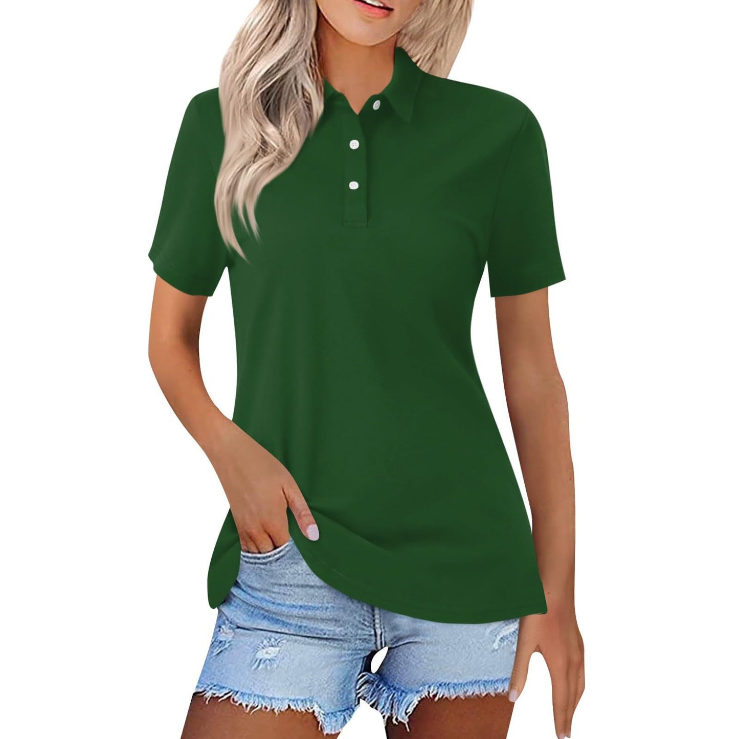 Montarello Women's Classic Polo Shirt Short Sleeve