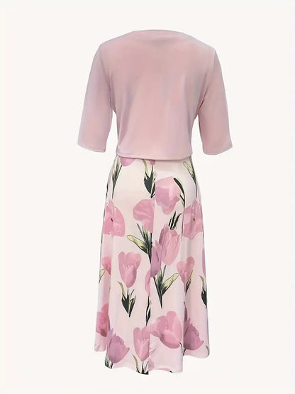 Montarello Women's Floral Maxi Dress & Jacket Co-Ord Set
