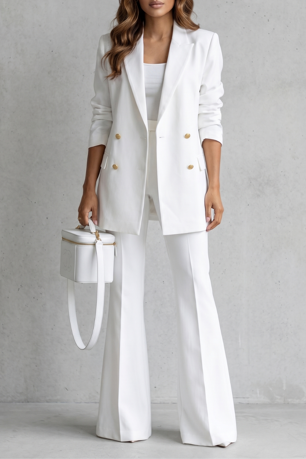 Montarello Women's Tailored Blazer Trouser Suit Set