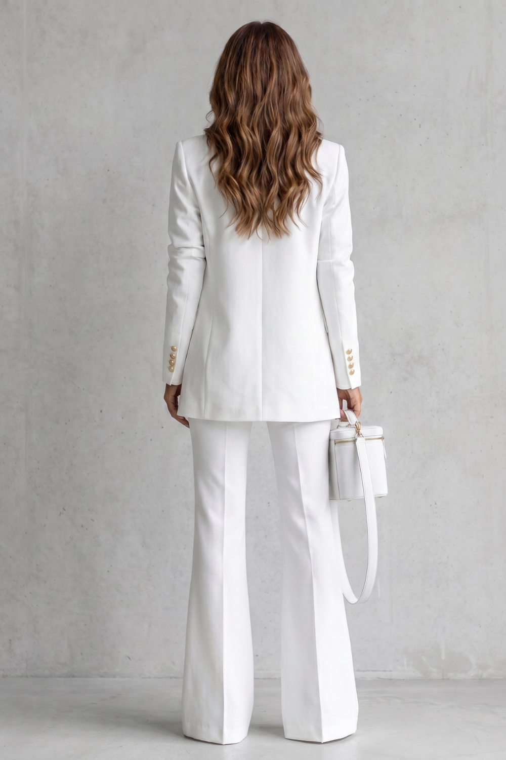 Montarello Women's Tailored Blazer Trouser Suit Set