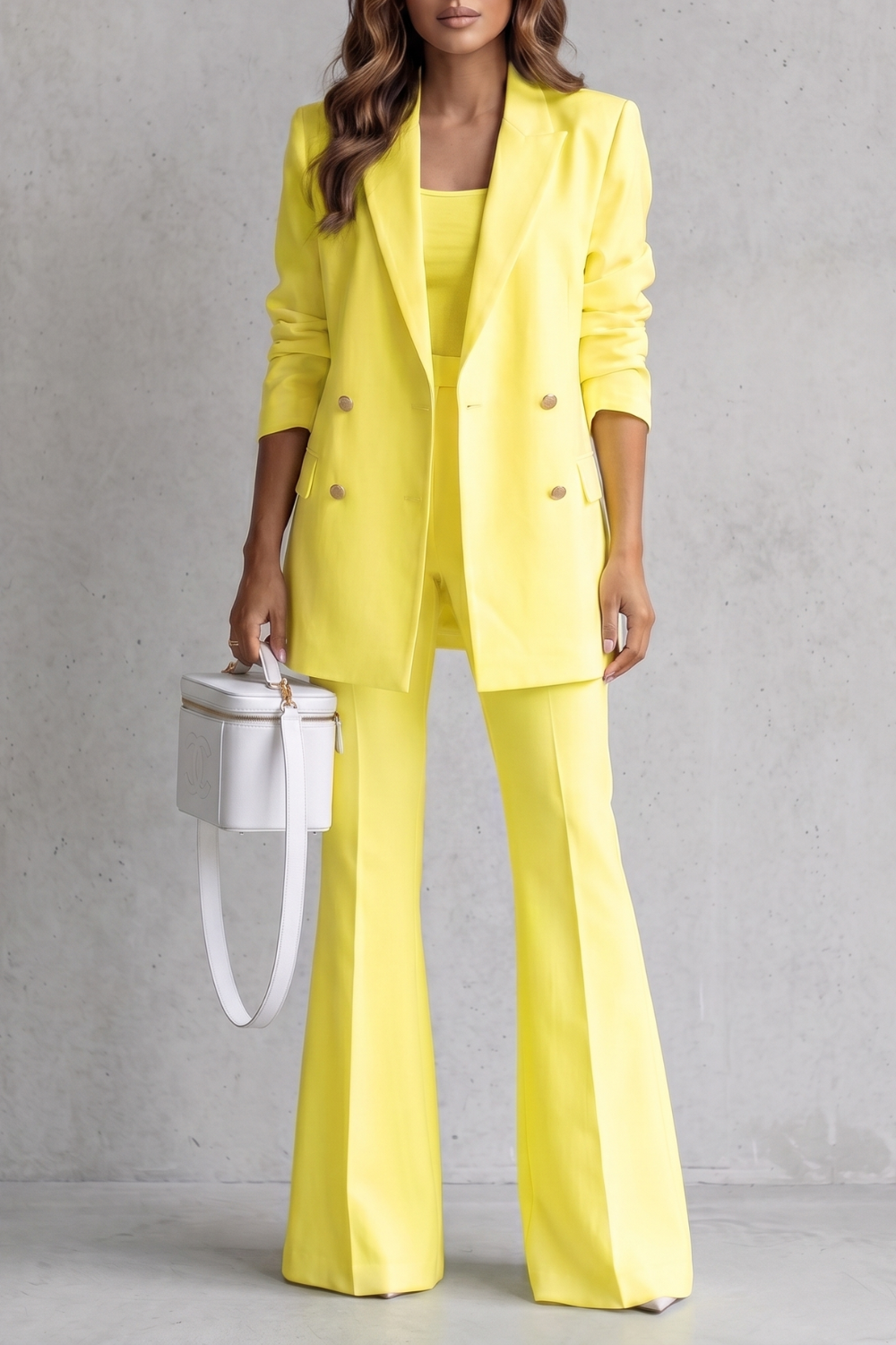 Montarello Women's Tailored Blazer Trouser Suit Set
