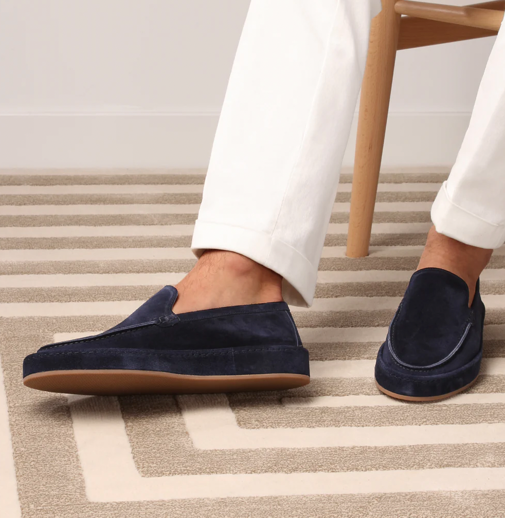 Montarello Men's Suede-Look Loafers