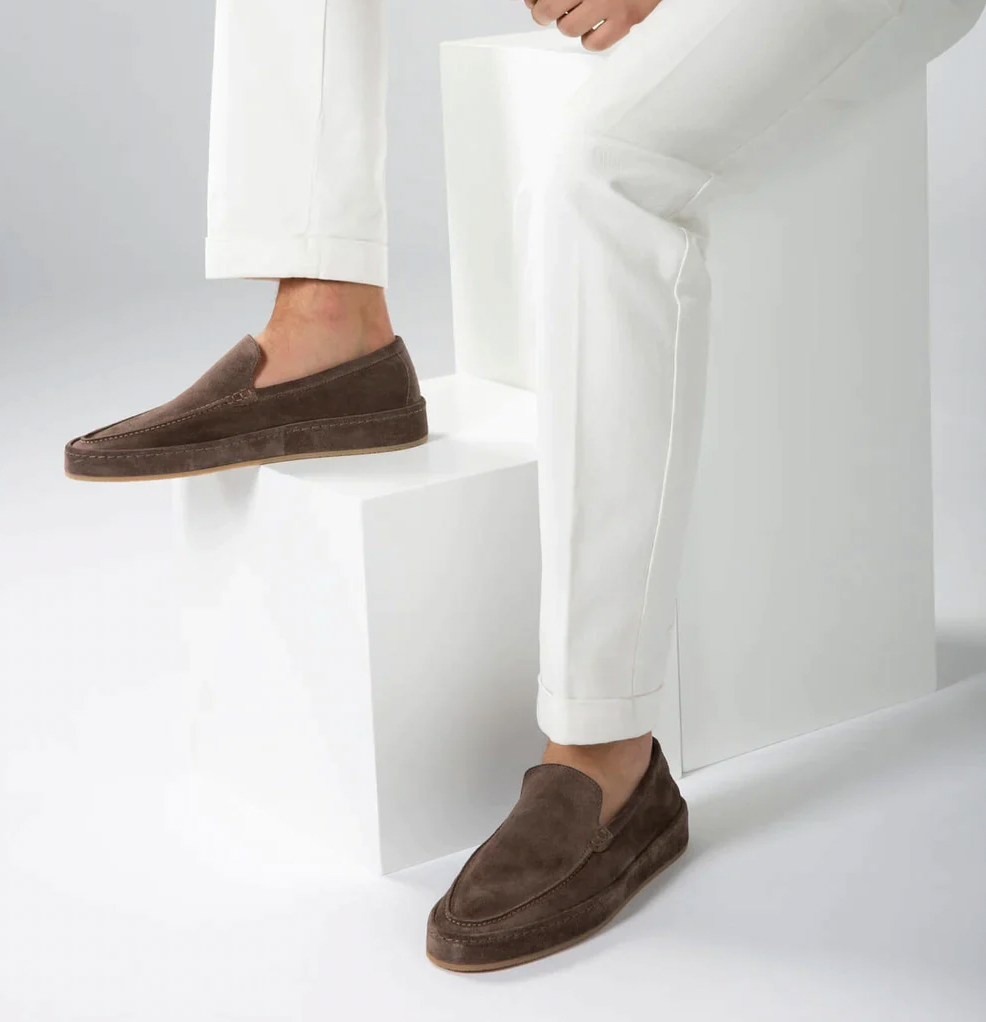 Montarello Men's Suede-Look Loafers