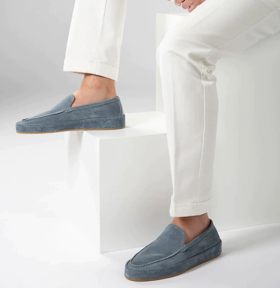 Montarello Men's Suede-Look Loafers
