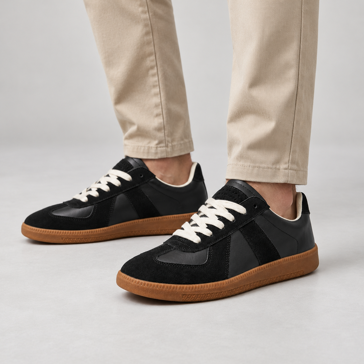 Montarello Men's Comfort Lace-Up Lightweight Casual Sneakers