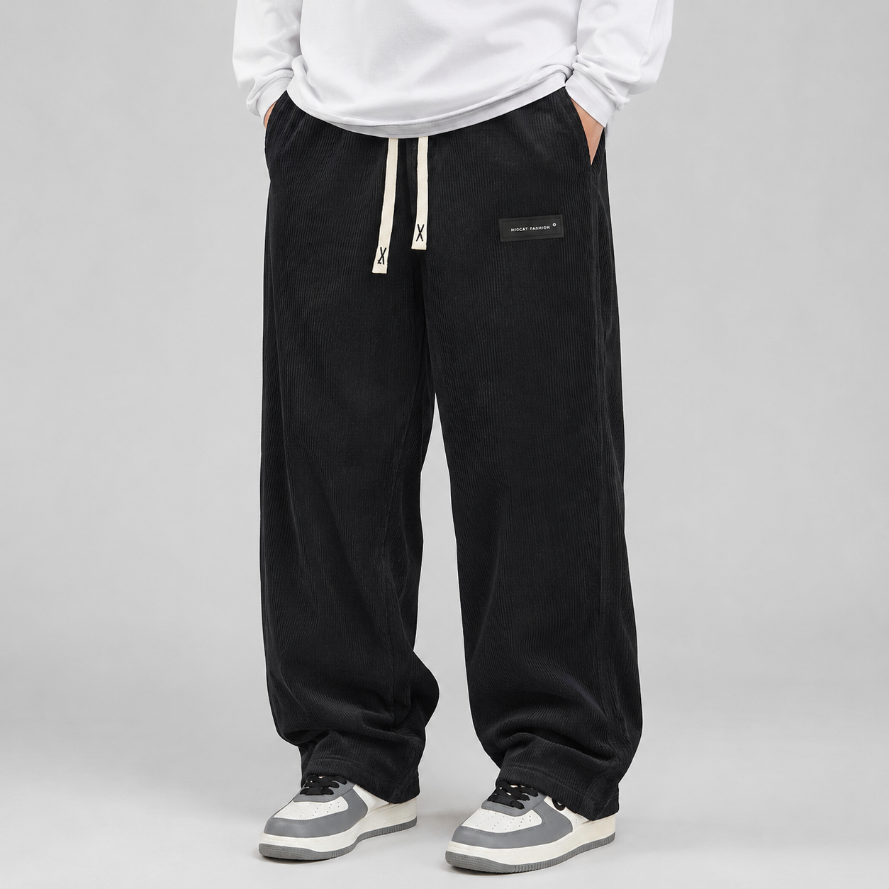 Montarello Men's Corduroy Trousers Wide Leg