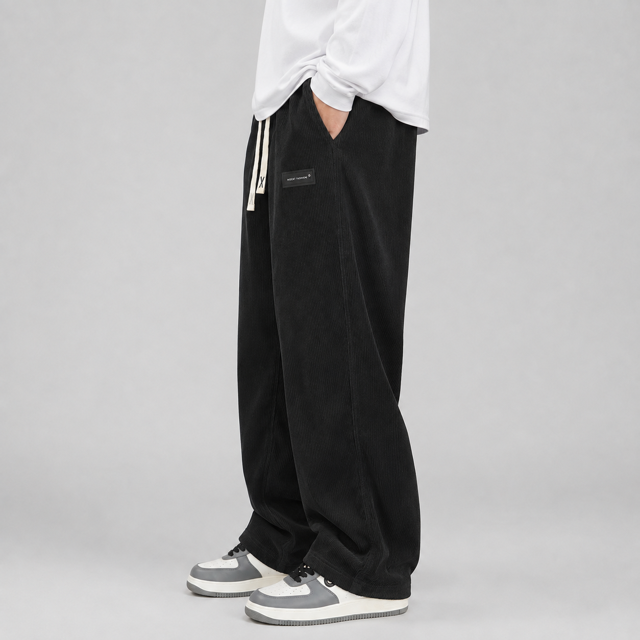 Montarello Men's Corduroy Trousers Wide Leg