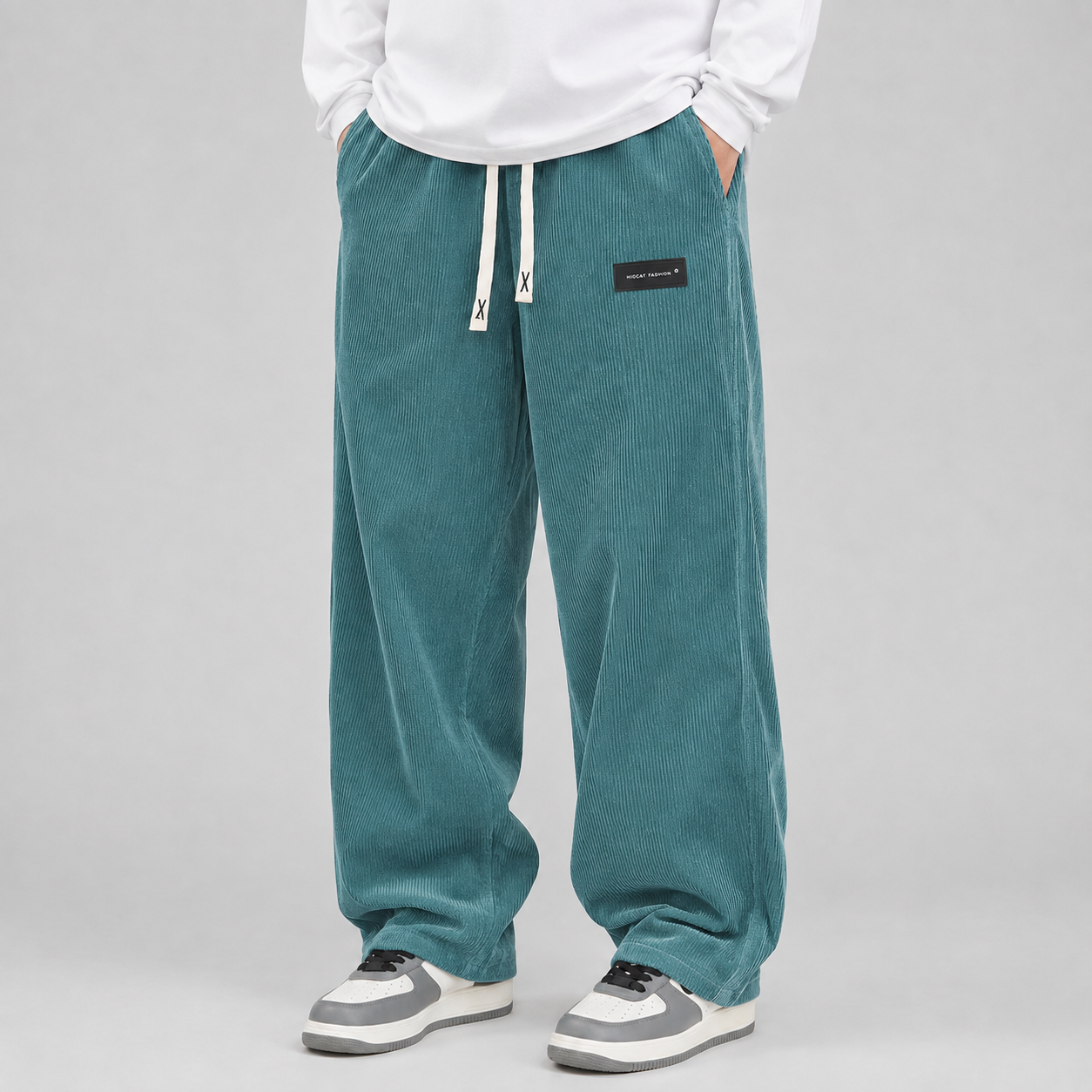Montarello Men's Corduroy Trousers Wide Leg