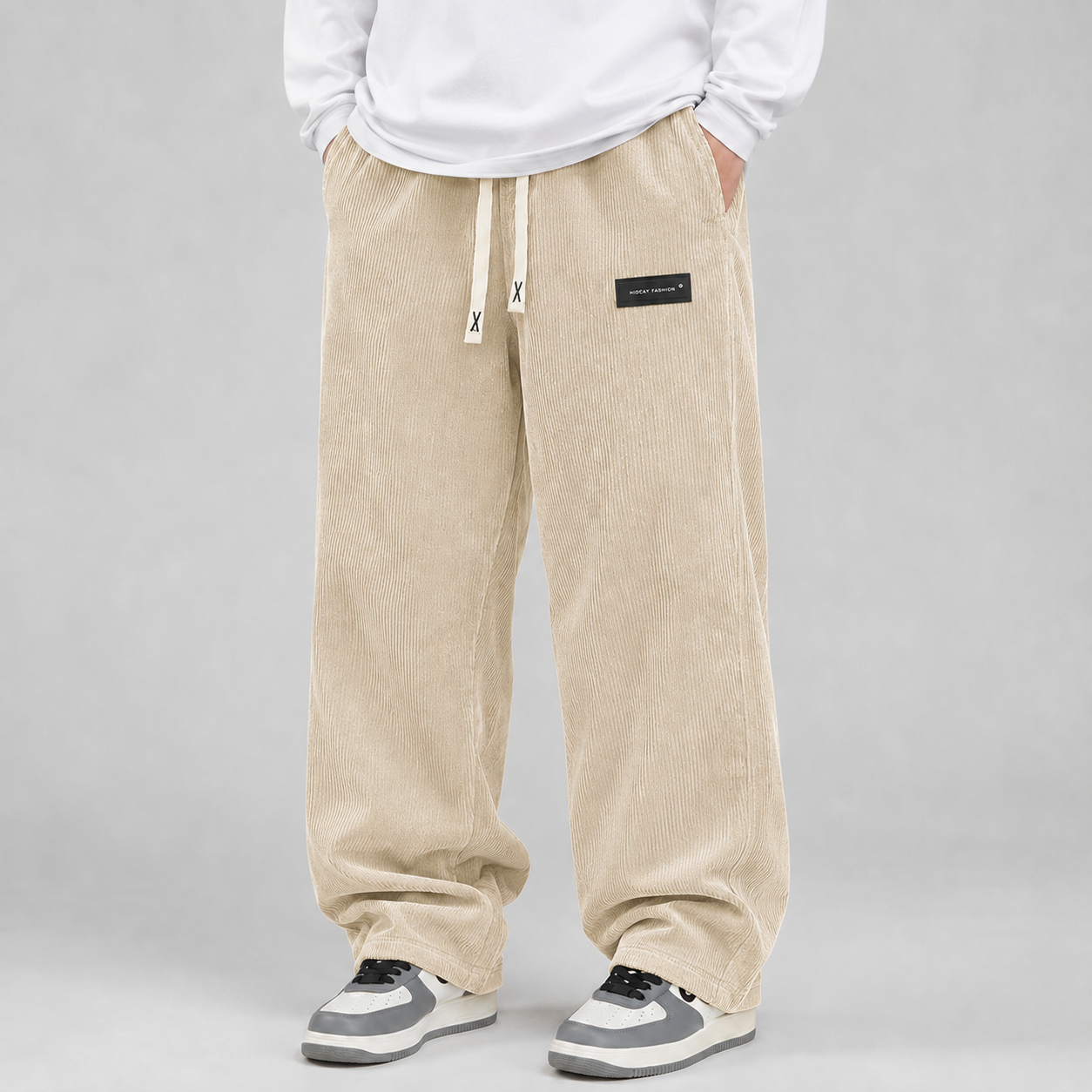 Montarello Men's Corduroy Trousers Wide Leg