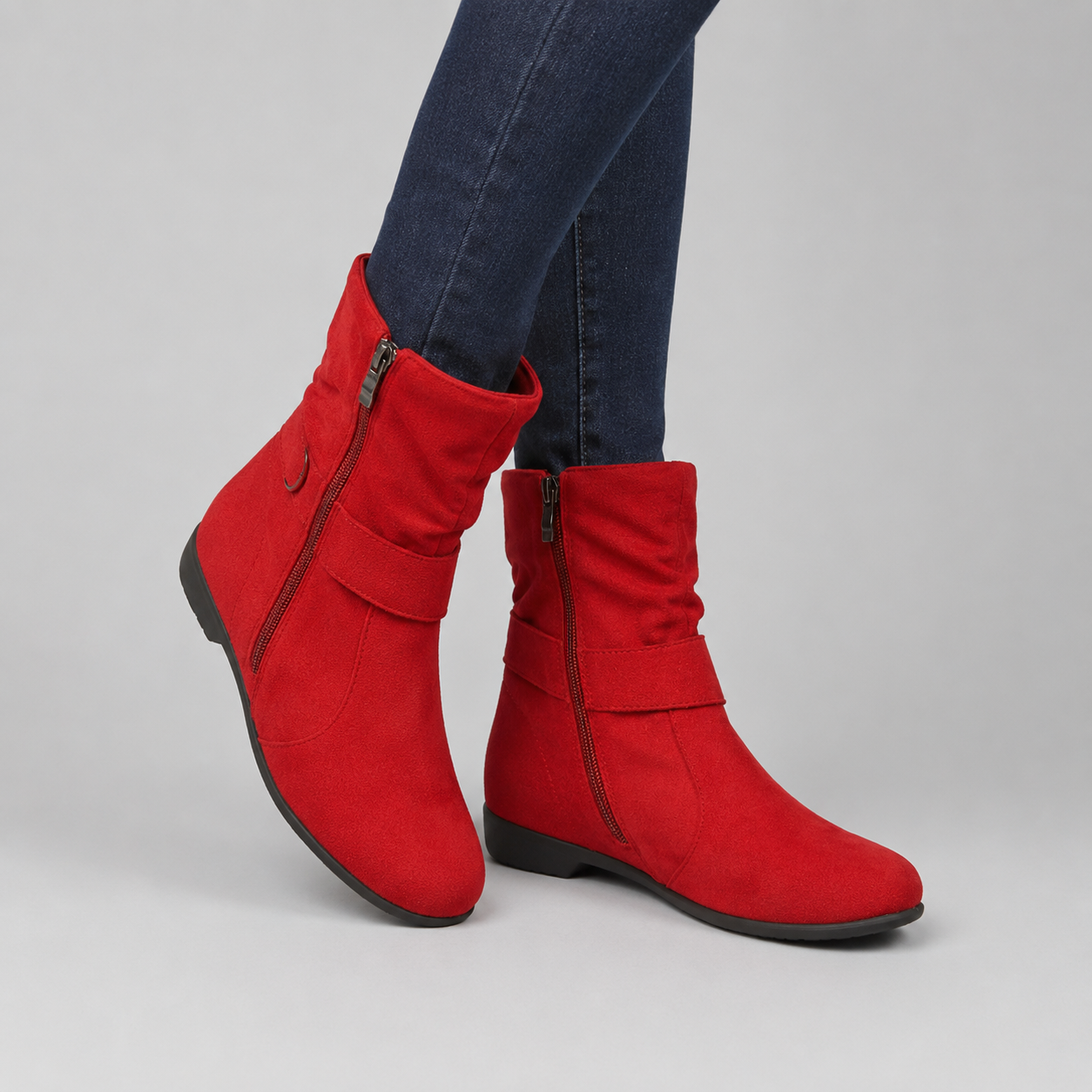 Montarello Women's Slouch Boots Ankle
