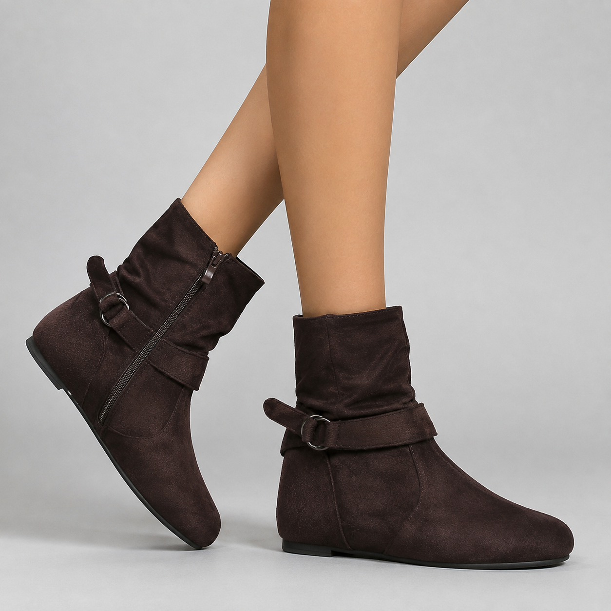 Montarello Women's Slouch Boots Ankle