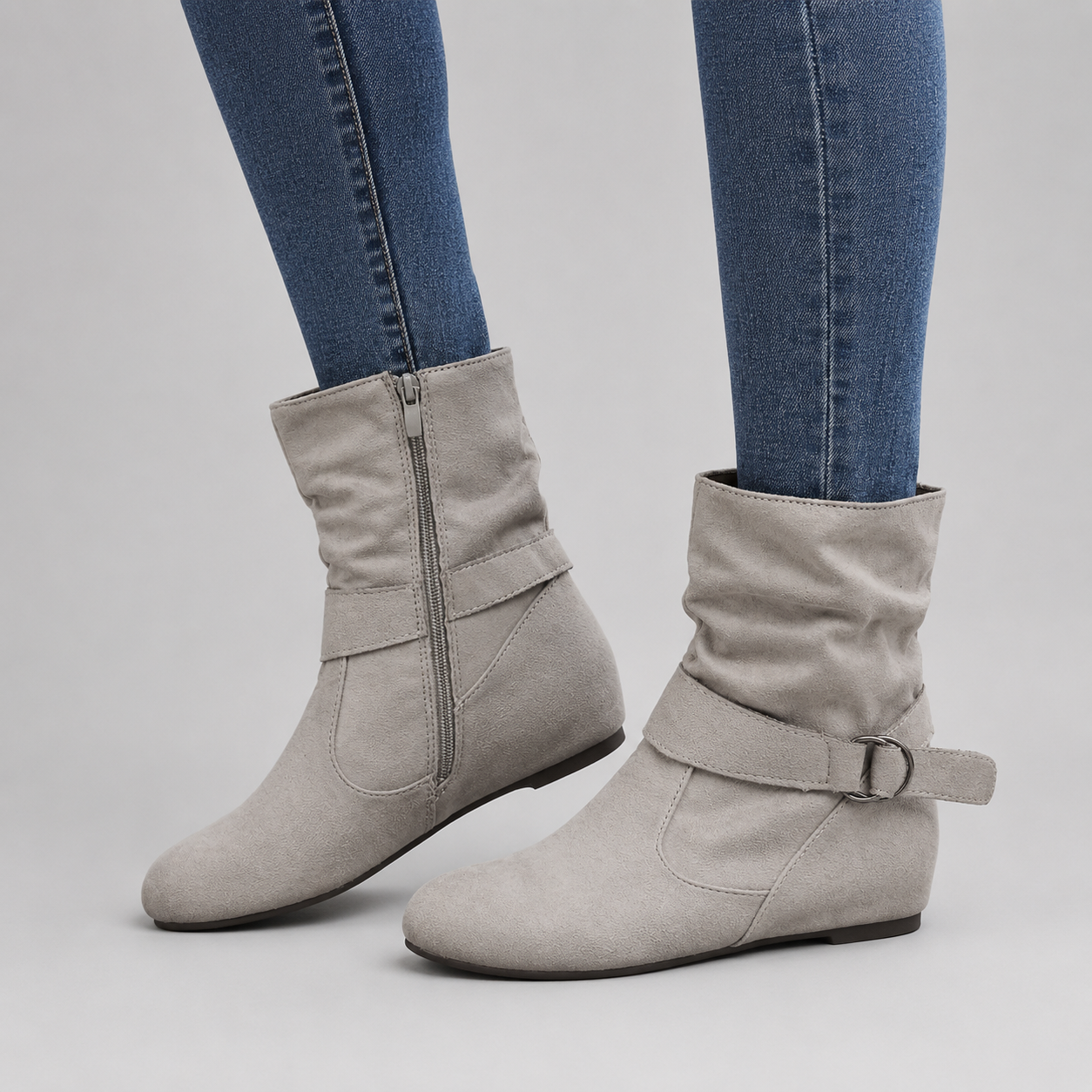 Montarello Women's Slouch Boots Ankle