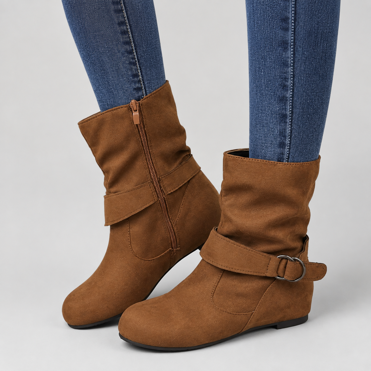 Montarello Women's Slouch Boots Ankle
