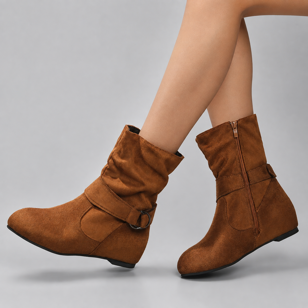 Montarello Women's Slouch Boots Ankle