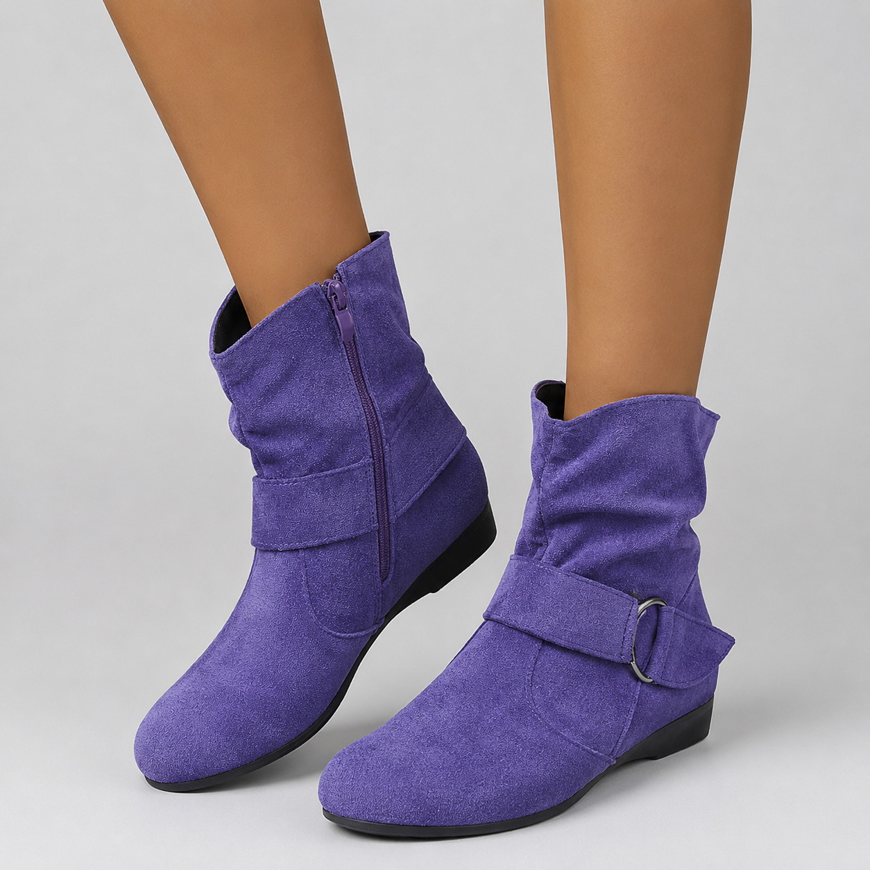 Montarello Women's Slouch Boots Ankle