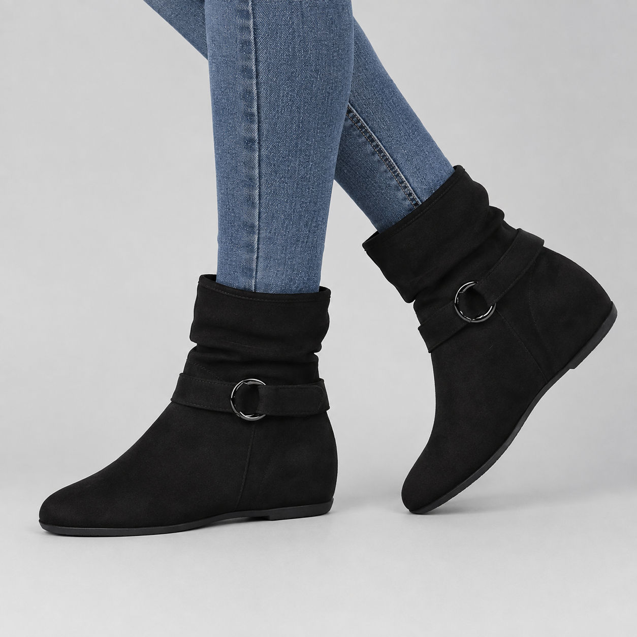 Montarello Women's Slouch Boots Ankle